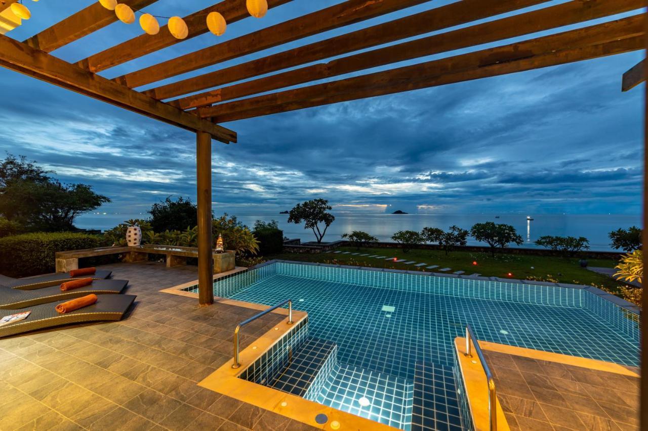 Beachfront Modern 4 Bedroom Pool Villa - Rv HHQ Eksteriør billede
