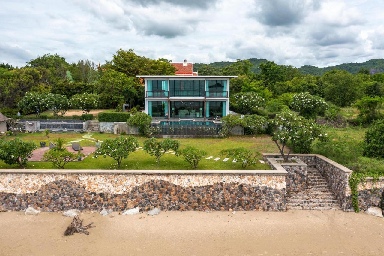 Beachfront Modern 4 Bedroom Pool Villa - Rv HHQ Eksteriør billede