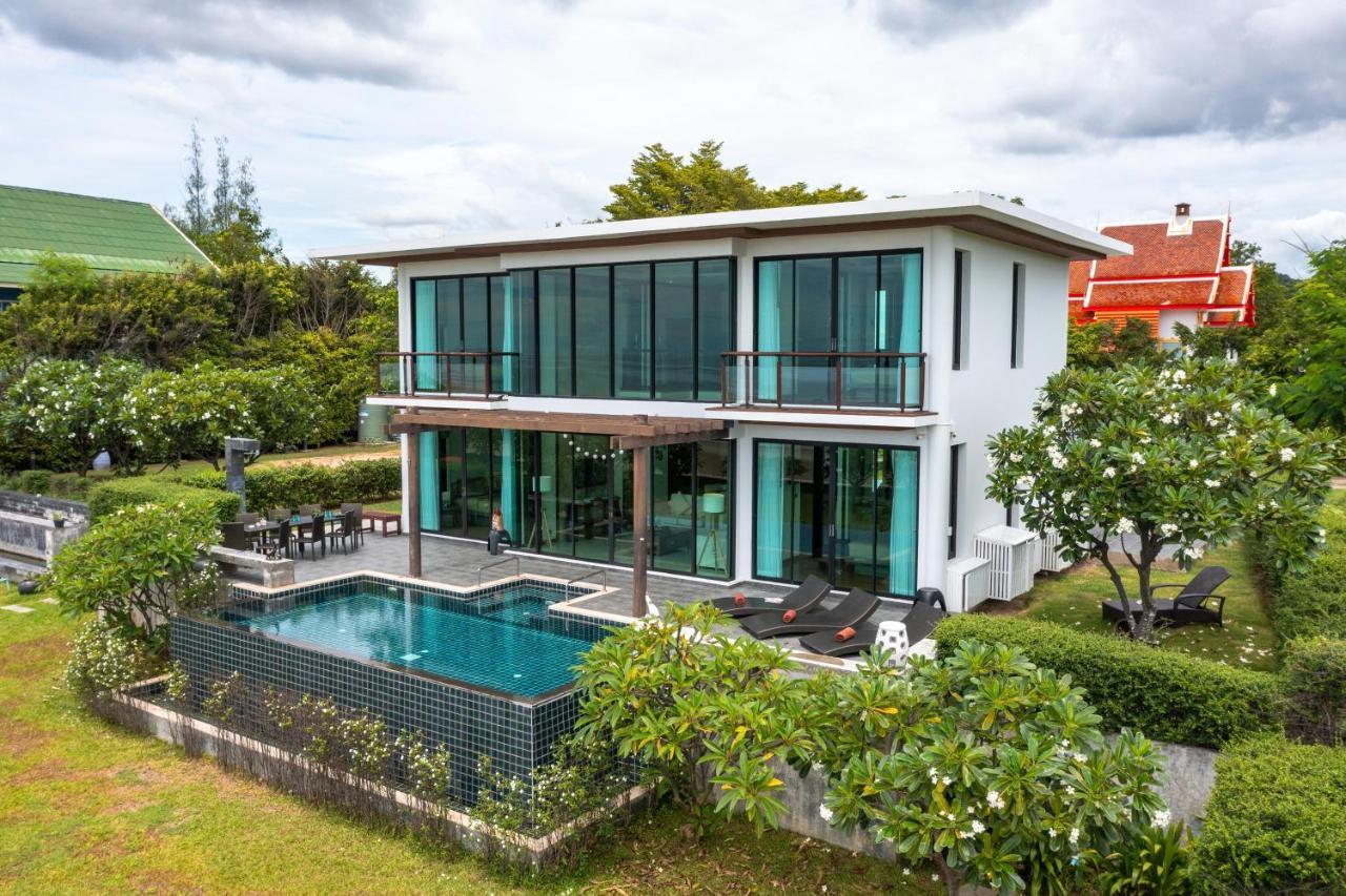 Beachfront Modern 4 Bedroom Pool Villa - Rv HHQ Eksteriør billede